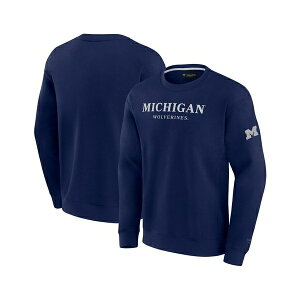 �t�@�i�e�B�N�X �����Y �p�[�J�[�E�X�E�F�b�g�V���c �A�E�^�[ Men's Navy Michigan Wolverines Unlimited Pullover Sweatshirt Navy