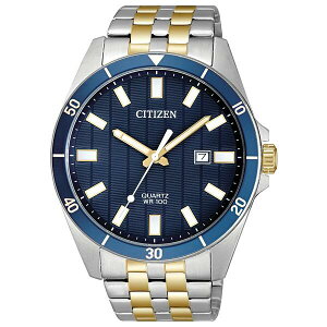 V`Y fB[X uXbgEoOEANbg ANZT[ Men's Quartz Two-Tone Stainless Steel Bracelet Watch 42mm Two-tone
