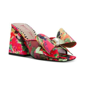 xbcBW\ fB[X T_ V[Y Women's Jordn Embellished Bow Dress Mules Red/Green Multi