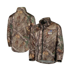 _ubN Y WPbgu] AE^[ Men's Realtree Camo Buffalo Bills Sportsman Waterproof Packable Full-Zip Jacket Green Camo