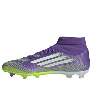 adidas �A�f�B�_�X �����Y �X�j�[�J�[ �yadidas F50 League Mid-Cut FG/MG 'Purple Rush Cloud White Lucid Lemon' JI0886�z �T�C�Y US_12(30.0cm)