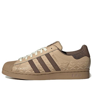 adidas �A�f�B�_�X �����Y �X�j�[�J�[ �yadidas Originals Superstar Shoes 'Magic Beige / Cargo Brown' IF0505�z �T�C�Y US_8(26.0cm)