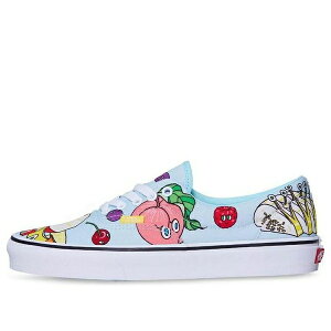 Vans �o���Y �����Y �X�j�[�J�[ �yVans Era Fruit Printing Blue VN0A5EFN5L6�z �T�C�Y US_5(23.0cm)