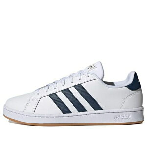adidas �A�f�B�_�X �����Y �X�j�[�J�[ �yadidas Grand Court 'White Crew Navy Gum' FY8209�z �T�C�Y US_9.5(27.5cm)