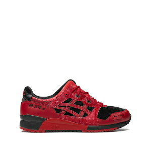 �A�V�b�N�X �����Y �X�j�[�J�[ �V���[�Y Atmos x red spider x gel-lyte 3 bandana print sneakers Red