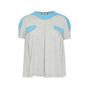 �A�V�����[ �E�B���A���Y ���f�B�[�X T�V���c �g�b�v�X Pillbox panelled t-shirt Grey