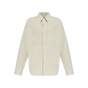 �A�[�y�[�Z�[ �����Y �V���c �g�b�v�X Cotton button-up shirt Neutrals
