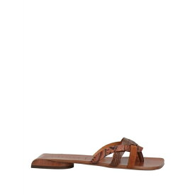 CLERGERIE クレージェリ サンダル シューズ レディース Toe strap sandals Brown