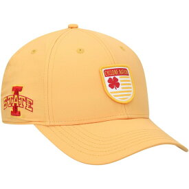 ブラッククローバー メンズ 帽子 アクセサリー Iowa State Cyclones Nation Shield Snapback Hat Gold