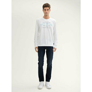 geC[ Y T_ V[Y SLIM - Straight leg jeans - blue black denim