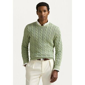 t[ Y T_ V[Y LONG SLEEVE PULLOVER - Jumper - greenstone