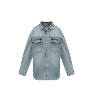 �Q�^�X ���f�B�[�X �V���c �g�b�v�X Noma faded frayed-hem shirt Blue