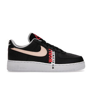 Nike �i�C�L �����Y �X�j�[�J�[ �yNike Air Force 1 Low '07 LV8 Worldwide Pack Black Flash Crimson�z �T�C�Y US_6.5(24.5cm) Black/Flash Crimson/White/Crimson Tint