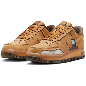 Nike �i�C�L ���f�B�[�X �X�j�[�J�[ �yNike Air Force 1 Low '07 Cut Out Wheat (Women's)�z �T�C�Y US_6(23.0cm) Wheat/Wheat-Dark Mocha
