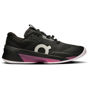On �I�� ���f�B�[�X �X�j�[�J�[ �yOn The Roger Pro Fire Black Pink (Women's)�z �T�C�Y US_5(22.0cm) Black/Pink
