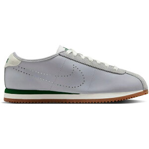 Nike �i�C�L ���f�B�[�X �X�j�[�J�[ �yNike Cortez Wolf Grey Perforated Swoosh (Women's)�z �T�C�Y US_W_10 Wolf Grey/Summit White/Gum Medium Brown/Sport Green