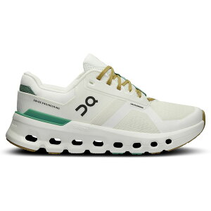 On �I�� ���f�B�[�X �X�j�[�J�[ �yOn Running Cloudrunner 2 White Green (Women's)�z �T�C�Y US_8(25.0cm) White/Green