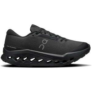 On �I�� ���f�B�[�X �X�j�[�J�[ �yOn Running Cloudsurfer Trail 2 Waterproof Black (Women's)�z �T�C�Y US_9(26.0cm) Black/Black