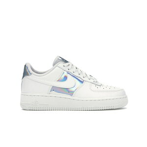 Nike �i�C�L ���f�B�[�X �X�j�[�J�[ �yNike Air Force 1 Low Iridescent White (Women's)�z �T�C�Y US_7.5(24.5cm) Summit White/Metallic Silver