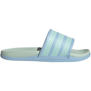 adidas �A�f�B�_�X ���f�B�[�X �X�j�[�J�[ �yadidas Adilette Comfort 2.0 Slides Glow Blue Halo Mint (Women's)�z �T�C�Y US_7(24.0cm) Glow Blue/Halo Mint/Halo Mint