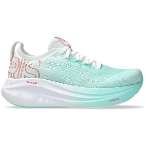 ASICS �A�V�b�N�X ���f�B�[�X �X�j�[�J�[ �yASICS Gel-Nimbus 27 Illuminate Mint White (Women's)�z �T�C�Y US_W_11.5 Illuminate Mint/White