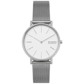 スカーゲン レディース 腕時計 アクセサリー Women's Signatur Stainless Steel Mesh Bracelet Watch 38mm Silver