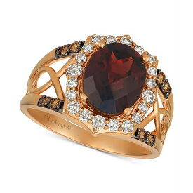 ルヴァン レディース リング アクセサリー Rhodolite Garnet (3-1/5 ct. t.w.) & Diamond (1/2 ct. t.w.) Ring in 14k Rose Gold Garnet