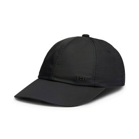 ヒューゴボス メンズ 帽子 アクセサリー Men's Water-Repellent Six-Panel Cap Black