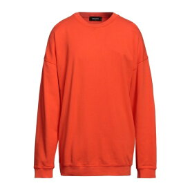 【送料無料】 ディースクエアード レディース パーカー・スウェットシャツ アウター Sweatshirts Orange