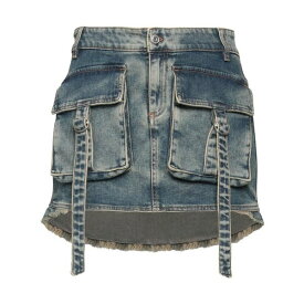 【送料無料】 ブルマリン レディース スカート ボトムス Denim skirts Blue