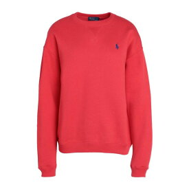 【送料無料】 ラルフローレン レディース パーカー・スウェットシャツ アウター FLEECE CREWNECK SWEATSHIRT Red