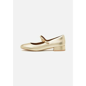 カートジェイガーロンドン レディース スニーカー シューズ MARY JANE - Ankle strap ballet pumps - gold