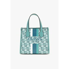 ゲス レディース ハンドバッグ バッグ SILVANA MINI - Handbag - turquoise logo