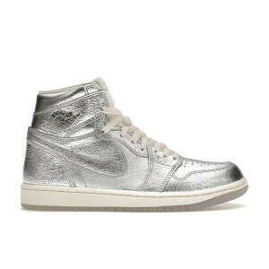 Jordan W[_ fB[X Xj[J[ yJordan 1 Retro High OG Chrome (Women's)z TCY US_5.5(22.5cm) Metallic Silver/Photon Dust/Sail/Wolf Grey