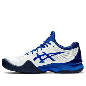 ASICS �A�V�b�N�X �����Y �X�j�[�J�[ �yASICS Court FF Novak 'White Blue' 1041A089-101�z �T�C�Y US_10.5(28.5cm)
