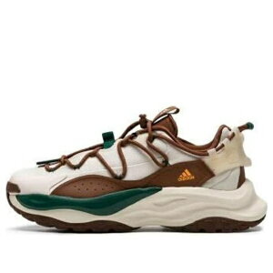 adidas �A�f�B�_�X �����Y �X�j�[�J�[ �yadidas Maxxwavy Running Shoes 'White Brown' IF6480�z �T�C�Y US_5.5(23.5cm)