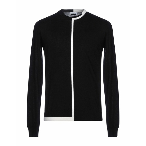 ビッケンバーグス メンズ アウター ニットセーター 全商品無料サイズ交換 が大特価！ Black 贈物 Sweaters BIKKEMBERGS