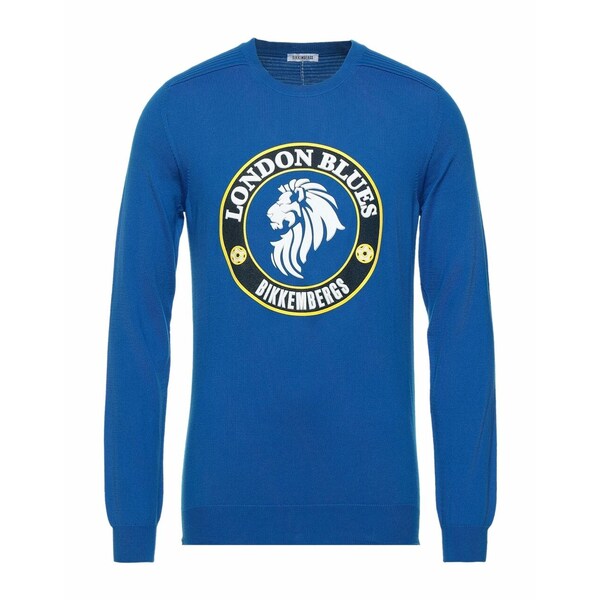 ビッケンバーグス メンズ アウター 新作続 最大12%OFFクーポン ニットセーター Bright Sweaters 全商品無料サイズ交換 blue BIKKEMBERGS