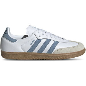 adidas �A�f�B�_�X ���f�B�[�X �X�j�[�J�[ �yadidas Samba OG White Alumina Ash Blue (Women's)�z �T�C�Y US_W_10 Cloud White/Alumina/Ash Blue