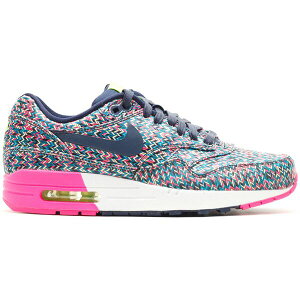 Nike �i�C�L ���f�B�[�X �X�j�[�J�[ �yNike Air Max 1 Zig-Zag Tropical Teal (Women's)�z �T�C�Y US_W_12 Obsidian/Tropical Teal-Volt