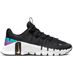 Nike �i�C�L ���f�B�[�X �X�j�[�J�[ �yNike Free Metcon 5 Black Fireberry Gold (Women's)�z �T�C�Y US_W_12 Black/White/Fireberry/Metallic Gold