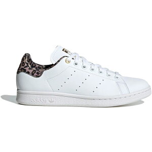 adidas AfB_X fB[X Xj[J[ yadidas Stan Smith White Leopard (Women's)z TCY US_7(24.0cm) Footwear White/Wild Brown/Gold Metallic