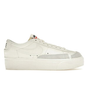Nike iCL fB[X Xj[J[ yNike Blazer Low Platform Sail Grey (Women's)z TCY US_9(26.0cm) White/Sail/Team Orange/Black