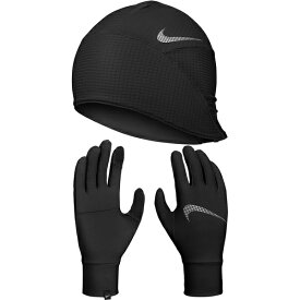 【送料無料】 ナイキ レディース 帽子 アクセサリー Running Hat Glove Set Womens's Black/Silver