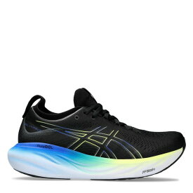 【送料無料】 アシックス メンズ ランニング スポーツ Gel-Nimbus 25 Mens Running Shoes Black/Yellow
