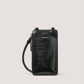 【送料無料】 フィオレリ レディース ショルダーバッグ バッグ Fiorelli Aurora Phone Bag Black Croc