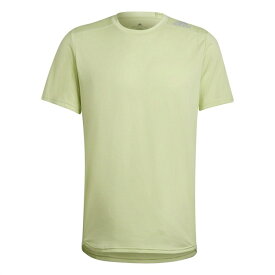 【送料無料】 アディダス メンズ Tシャツ トップス Designed 4 Running Mens T Shirt Almost Lime Mel