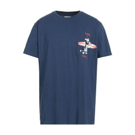 【送料無料】 フロント ストリート 8 メンズ Tシャツ トップス T-shirts Blue