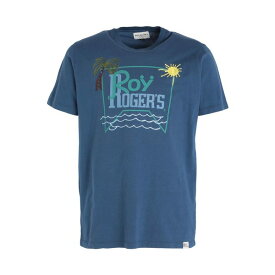 【送料無料】 アールオーロジャーズ メンズ Tシャツ トップス T-shirts Navy blue