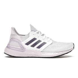 adidas アディダス レディース スニーカー 【adidas Ultra Boost 20】 サイズ US_9.5(26.5cm) White Tech Purple (Women's)